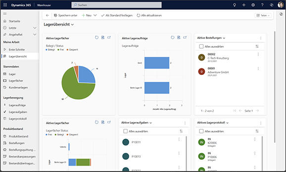 Lagerverwaltung für Dynamics 365 / Dataverse - Warehouse 365
